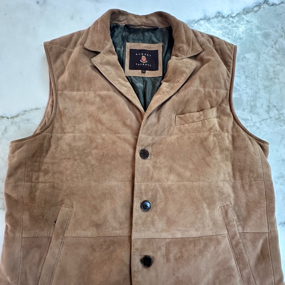 Robert Talbott Carmel Suede Leather Vest